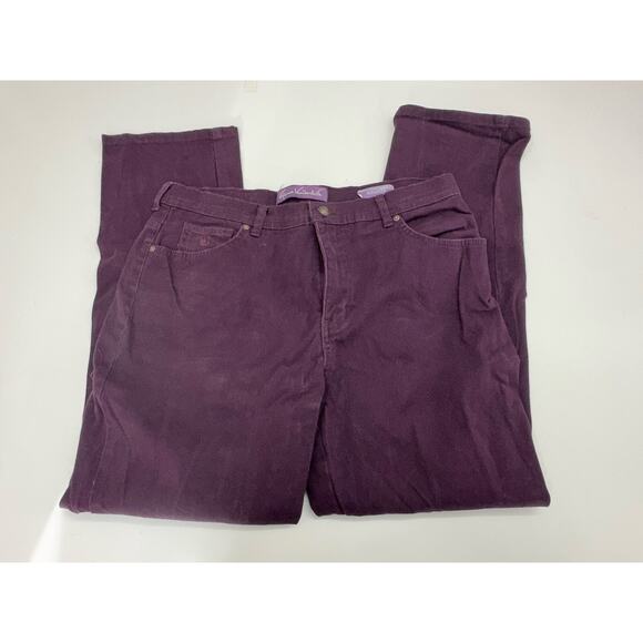 Gloria Vanderbilt Womens Jeans Size 14 Short Purple Denim - Picture 1 of 12